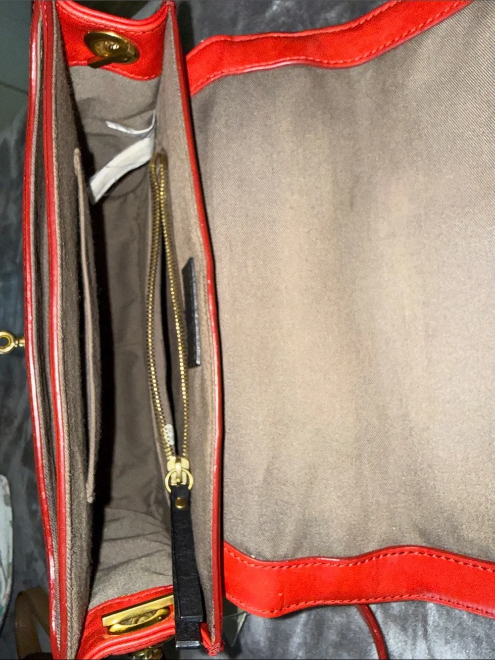 J. Crew Red Leather Top-Handle Satchel with Shoulder Strap Model 2011